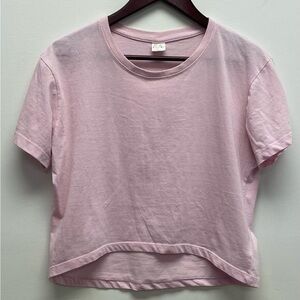 4 for $25 🌸 Daybreak Soft Pink Cropped Tee 🌸